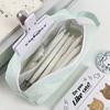 Handheld Pen Bag Star Kitten Print Stationery Bag Kawaii Stationery Pouch  School Supplies