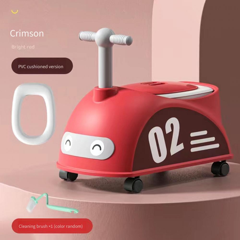 Sedile per Vasino Addestramento Bambini a Forma di Macchina, Grande Vasino Cartoon per Bambini e Bambine, Sgabello Vasino Giocattolo Regalo per Bambini Piccoli
