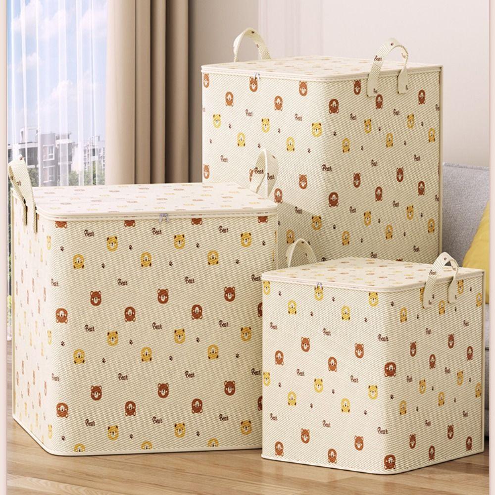 with Handle Quilt Storage Bag Large Capacity Moving Luggage Bag Clothes Storage Bins  Seasonal