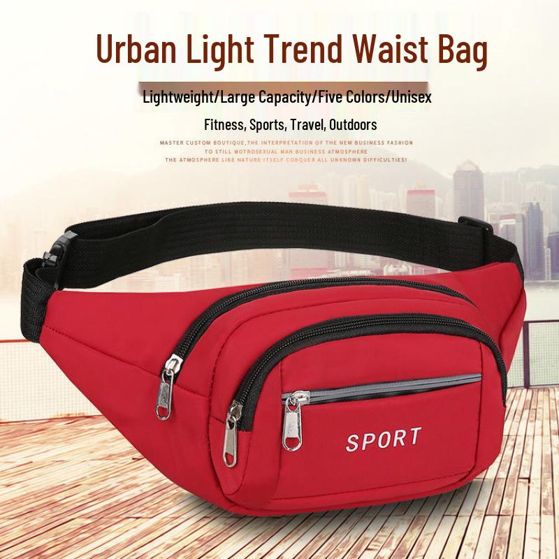 Unisex Water-Resistant Mobile Phone Waist Bag – Multifunctional, Large Capacity, Wear-Resistant for Business, Construction, Sports & Work.