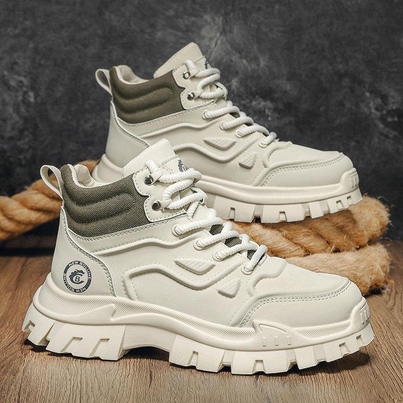 Martin boots high-top winter casual sports shoes outdoor mountaineering waterproof and non-slip sports heightening boots