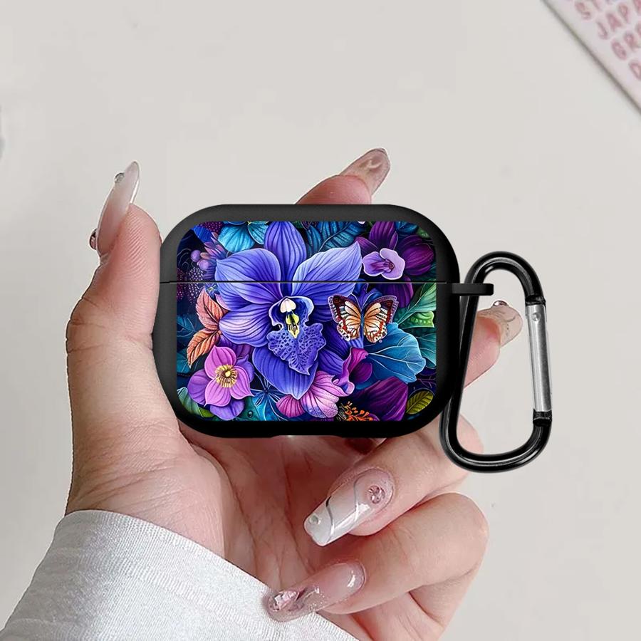 

Colorful Flowers Case For Airpods 2 1 Pro3 4 Pro Pro2 3 Earphone Cases Cover Airpods 1