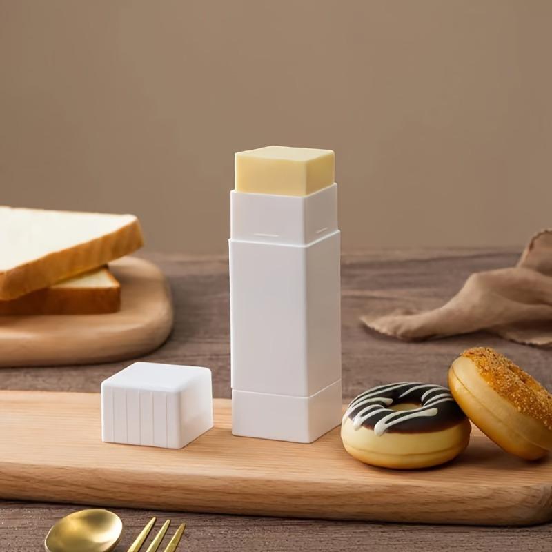 White Stand‑Up Butter Spreader Stick with Storage Box, Space‑Saving Baking Tool for Bread & Pastries, Ideal Holiday Gifts