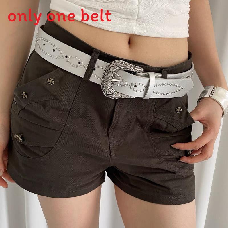 Original Design Pu Leather Belt For Women With Star Embellishments For Casual Dresses