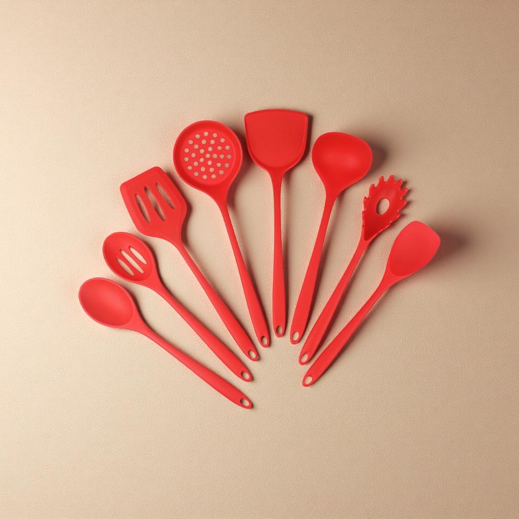 1/4/8Pcs Silicone Cooking Utensils Set, Kitchen Utensils Set for Non-stick Cookware, Dishwasher Safe Kitchen Gadgets Tools