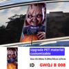 Horror Ghost Doll Car Sticker Auto B-pillar Car Center Column Decor Cover Scratches Waterproof Sunscreen Vinyl Decal Accessories
