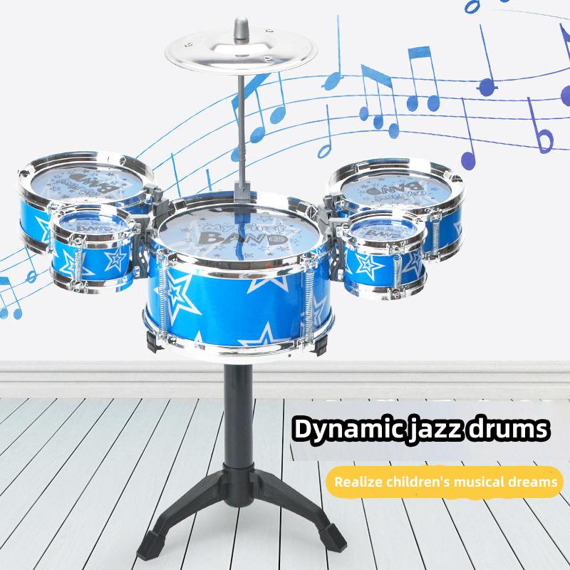Drums, Jazz Drums, Music Enlightenment For Children And Babies, Toys, Imitation Musical Instruments, Beginners Practicing Musica