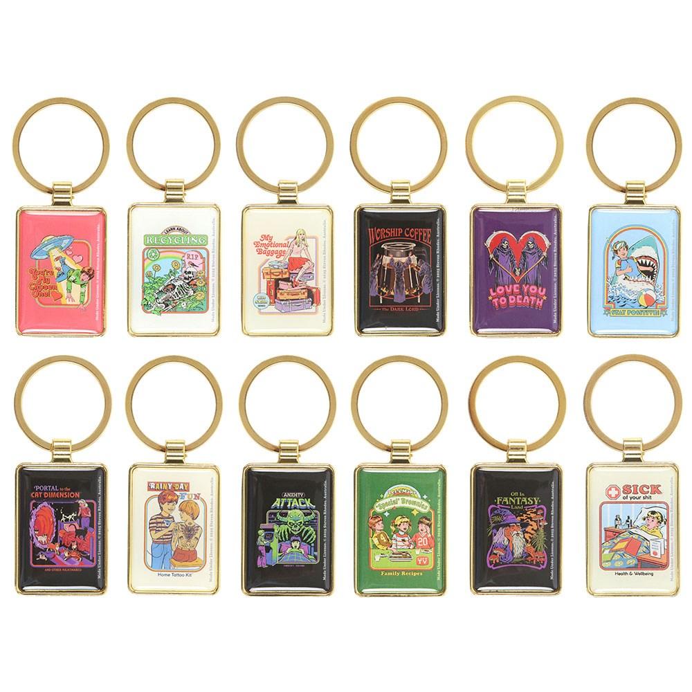 Steven Rhodes Enamel Keyring (Pack of 12)