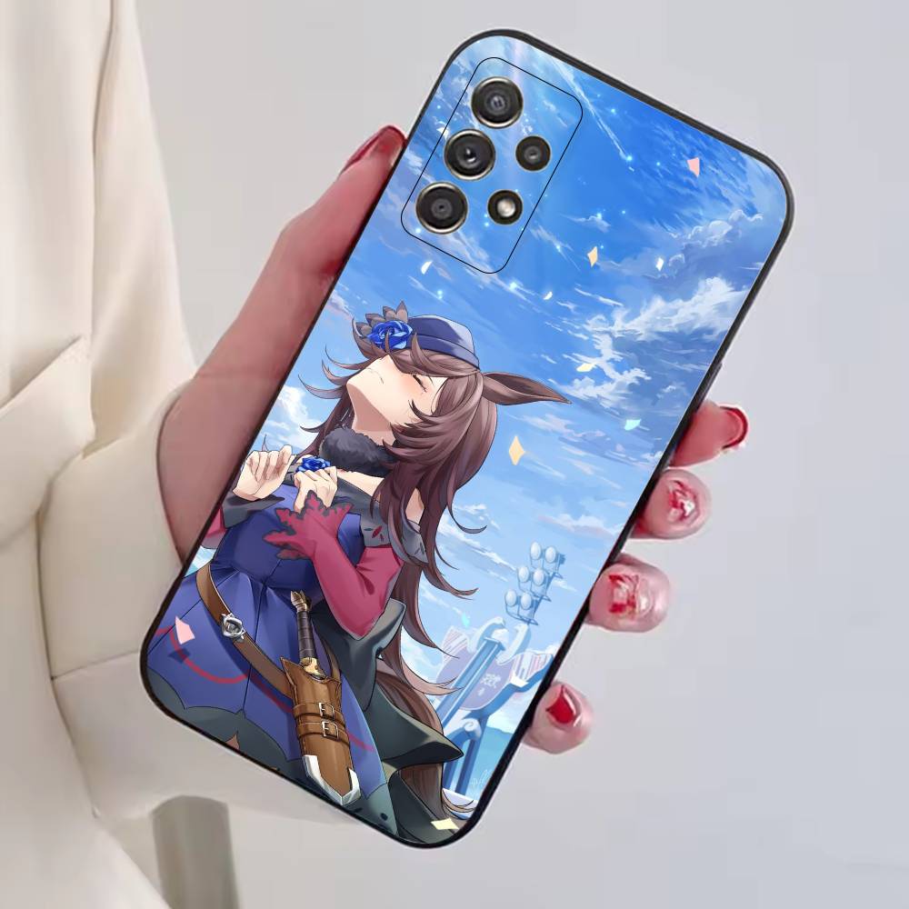 Game U-Umamusume:Pretty Derby Phone Case For Samsung S25,S24,S21,S22,S23,S30,Ultra,S20,Plus,Fe,Lite,Note,10,Black Cover