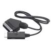 ABUO-Scart To -Compatible HD 1080P Video Converter Adapter, Male To Female For HDTV, DVD, PC, 1M Cable