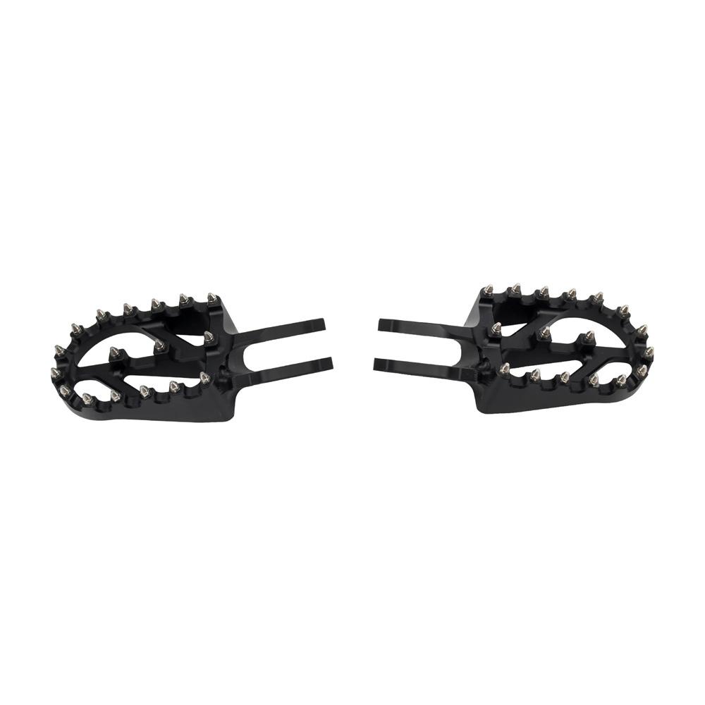 Black CNC Aluminum Alloy Footrest Footpegs For UltraBee