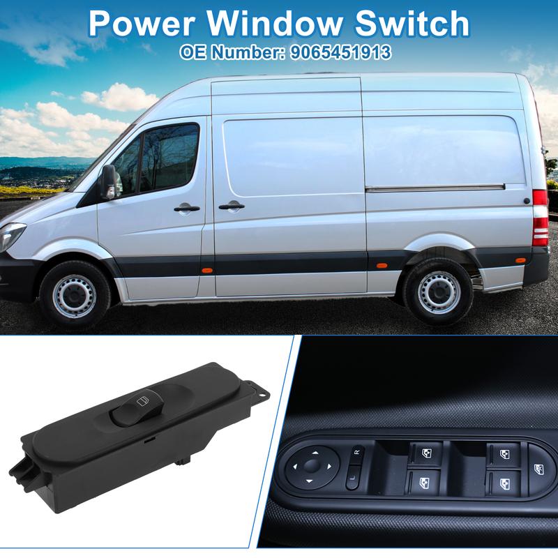 X Autohaux Window Control Switch for Mercedes-Benz Sprinter 1500 2500 3500 No.9065451913