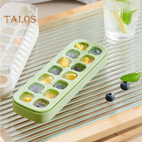 Ice Tray Easy Release Ice Cube Mold for Freezer BPA-Free 21 Cavities Ice Box for Cocktail Tea Coffee