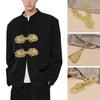 Golden Chinese Knot Buttons Handmade Tang Suit Buttons Cheongsam Buttons  Cheongsam Making