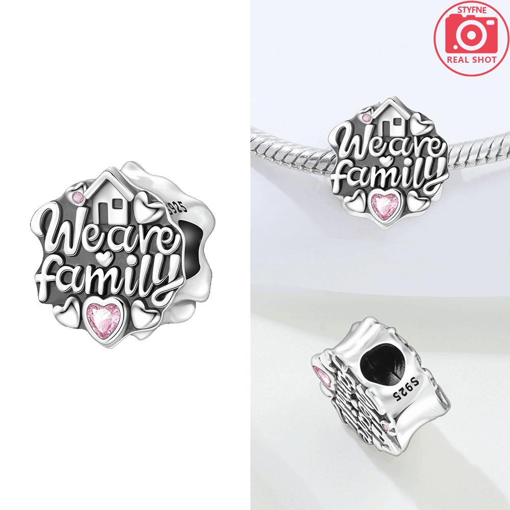 Authentic copper Family Affection Claws Love Heart Life Tree Pendant Compatible With Bracelets Women Jewellery Diy Anniversary Gift