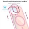 For iPhone 17 Case Compatible with MagSafe Color Changing PC TPU Phone Back Cover