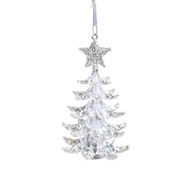 Festival Acrylic Hanging Decorations Snowflake Reindeers Angel Christmas Parties Decoration Set