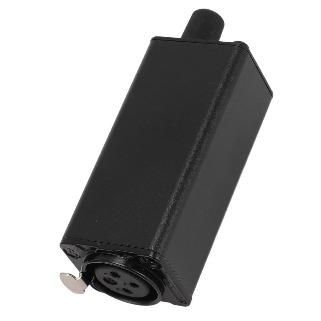 Monitor Amplifier Precise Volume Control XLR Input 3.5mm Stereo Jack with Waist Clip for Drummer Keyboardist