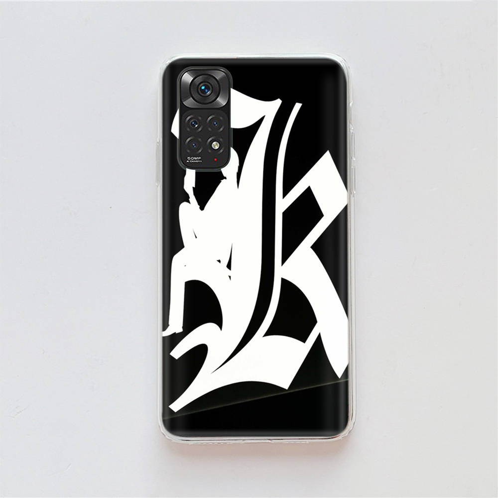 DT40 Anime Death Note Case for Samsung A04 A14 A23 A34 A54 M23 M33 M52 M53 Realme 10 9 C30S C35 C55 VIVO Y02S Y21 Y33S Y51 X80 Pro Clear Cover