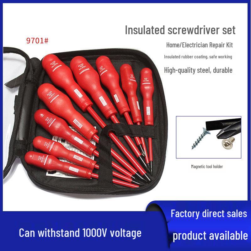 1000V Insulated Phillips Screwdriver Set - Industrial Grade for Electricians