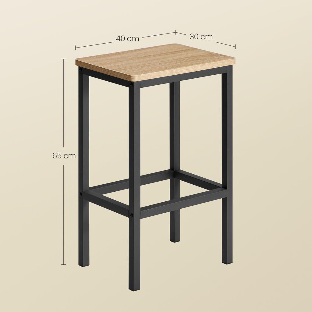 Bar Stools 2 pcs - Sonoma - LBC065B11