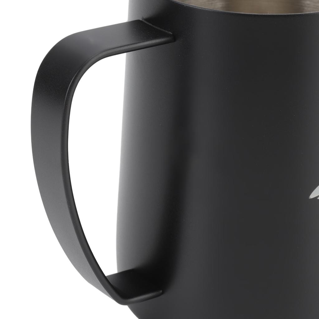 Frothing Cup Prevent Spilling 304 Stainless Steel Milk Frothing Pitcher with Handle for Coffee Making 600ml