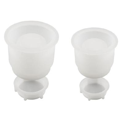 DIY Silicone Mold for Small Cement Cup Jars Flower Planter Pot Resin Molds