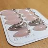Full Handmade Artificial Nail Art Nude Simple Water Drop Nails with Diamonds Phototherapy Fake Nails Reusable and Removable Nails