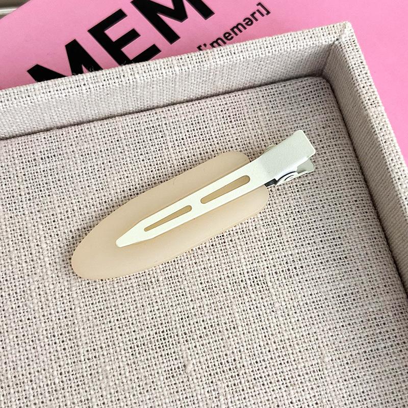 UXSL Fashion Frosted No Trace Hair Clip Women Summer Jelly Color HairPins Bangs Clip Women Girl Makeup Clip Barrettes Headdress