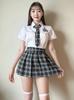 JK Uniform Cosplay Cute Sailor Suit Sexy High School Girl Short Sleeve School Uniform Skirt Popular Halloween Adult Costume Set Cute Fancy Dress