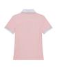 CHUCUCHU Line Back Mesh Collar Short Sleeve Top (Pink) Cbfss-Ts006W