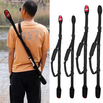1/2/3Pc Fishing Rod Belt Protector ReelAdjustable Fishing Rod Shoulder Belt Portable Fishing Rod Storage Bag Fishing Accessories