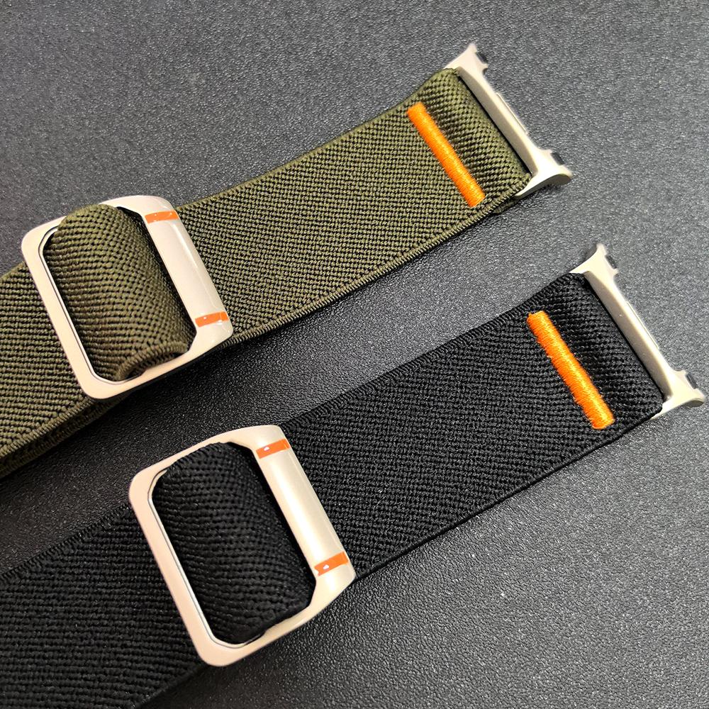 Stretchy Nylon Sport Loop Strap For Samsung Galaxy Watch 8 Classic 46mm/Watch8 44mm 40mm Wrist band Bracelet Watchband