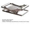 Manual Meat Tenderizer & Steak Flatten Tool Stainless Steel Clip-on Meat Tenderizer Tough Meat Tenderizing Tool for Home Kitchen Grill Prep