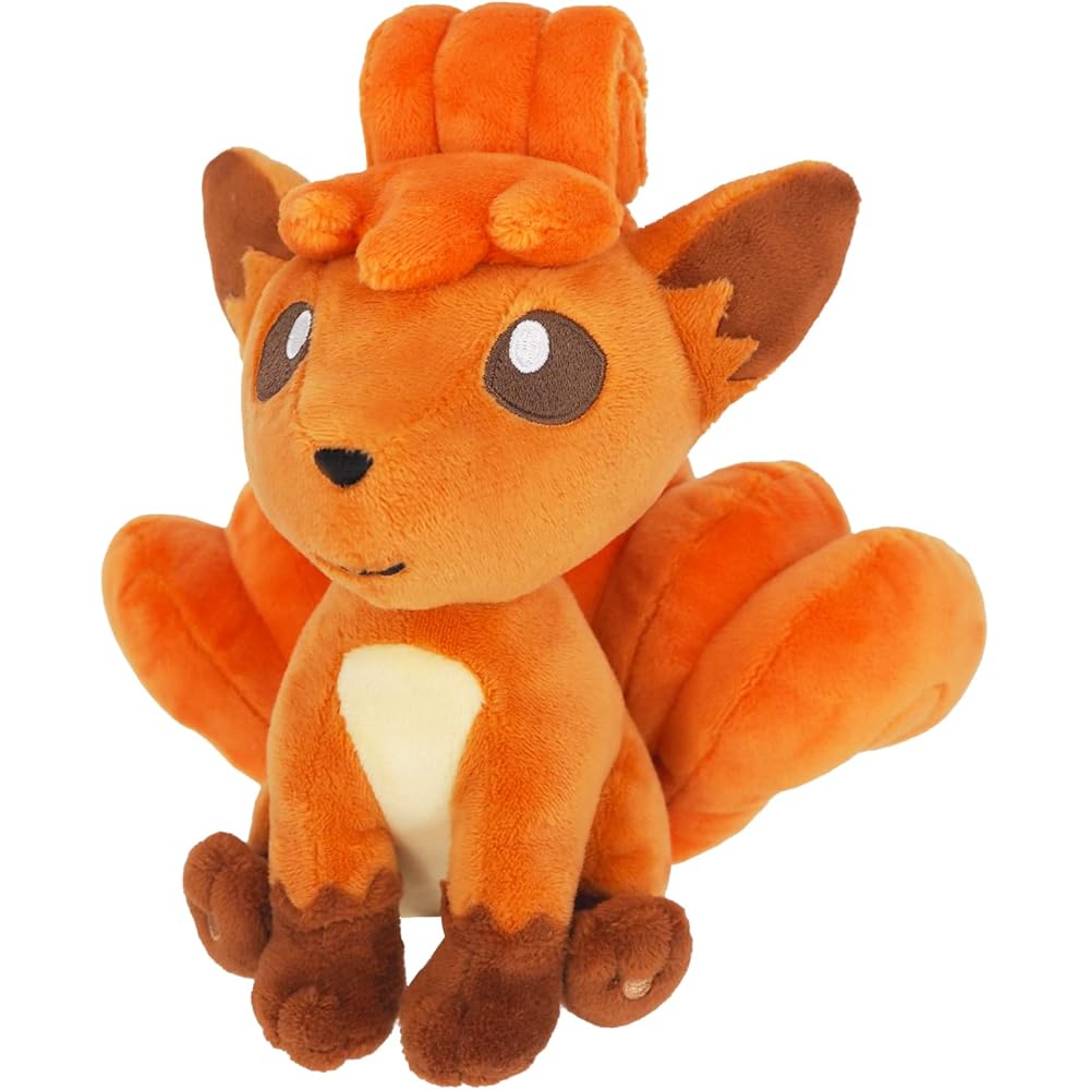 Sanei Boeki Pocket Monster All Star Collection Vulpix Plush Toy 19x15x17.5cm Pokmon