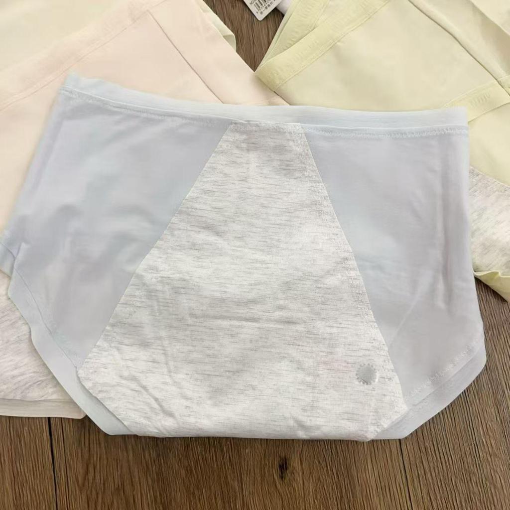 367# Women's Pure Cotton Period Underwear, Leak-Proof, Moisture-Absorbent, 5A Antibacterial, Briefs for Girls.