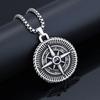 Street Cool Stainless Steel Pendant - Vintage Pirate Viking Compass
