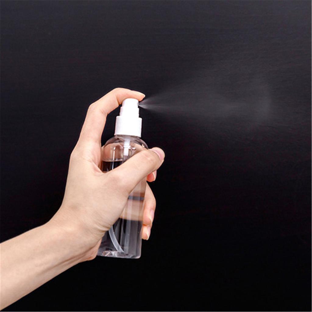 100ml Small Fine Mist Spray Bottle Reusable Mini Empty Plastic Bottle Mini Travel Spray Subpackage Bottle With Pump 4PCS