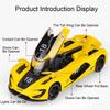 1:32 SRT Tomahawk XVGT Challenger Hellcat Sports Car Model Toy Doors Opened Pull Back Metal Diecast Vehicles for Kids Gifts