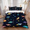3pcs Bedding Set Space Adventure Includes 1 Comforter + 2 Pillowcases, Without Pillow Inserts, Soft Comfortable, Lightweight Breathable, Pri