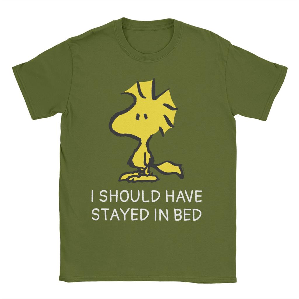 Snoopys Cartoon Dog Peanuts Merch Men Women T Shirt 100% Cotton Tee Graphic T-shirt Clothes