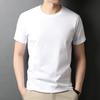Men's Slim Fit Short-Sleeve Solid Color T-Shirt, 100% Cotton, 220g, Breathable and Trendy