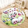 Diddl Round Area Rug,Carpet Rug for Living Room Bedroom Sofa Playroom Decor,Non-slip Floor Mat8