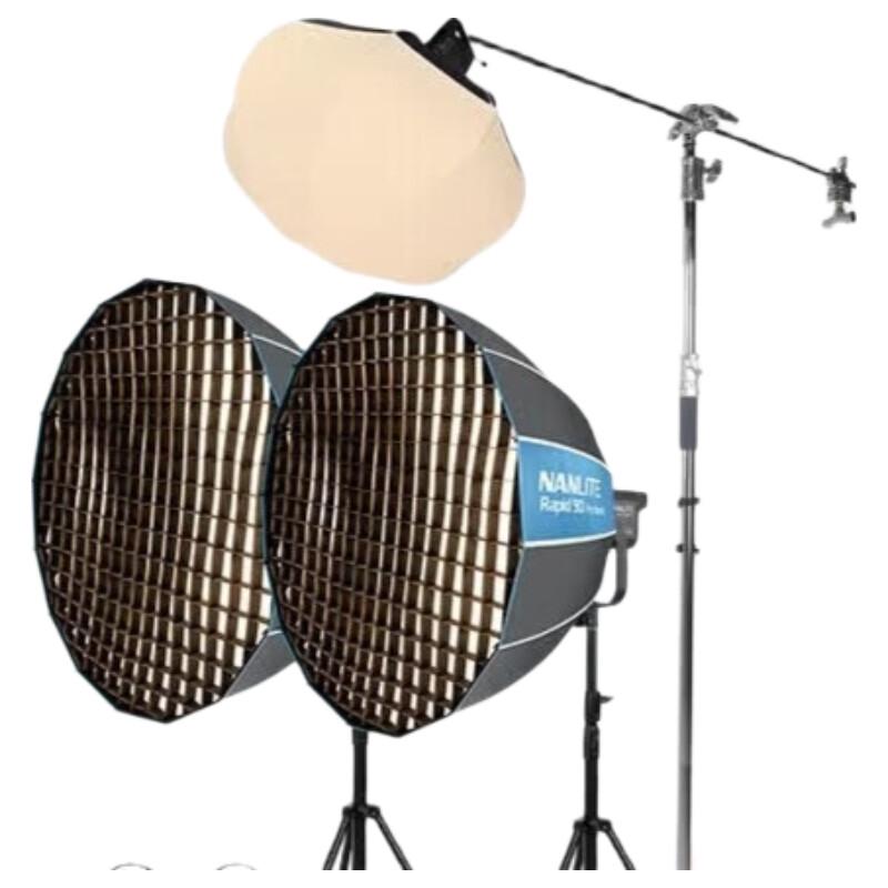 NANLITE Forza 300W II 300B Bi-Color LED Video Light Kit