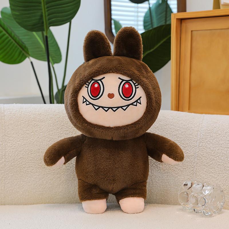 

Plush Pastel Toys Macaron Sleeping Companion Kids Cuddly Dolls Gifts 35cm коричневый