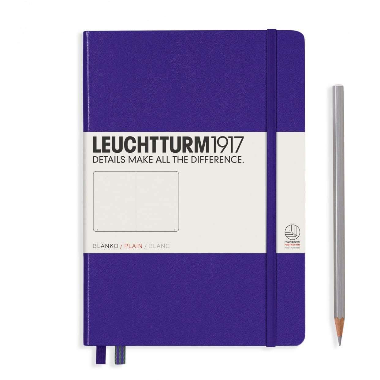 

Leuchtturm Блокнот A5 Без линовки Фиолетовый 346688 Официальный импорт фиолетовый