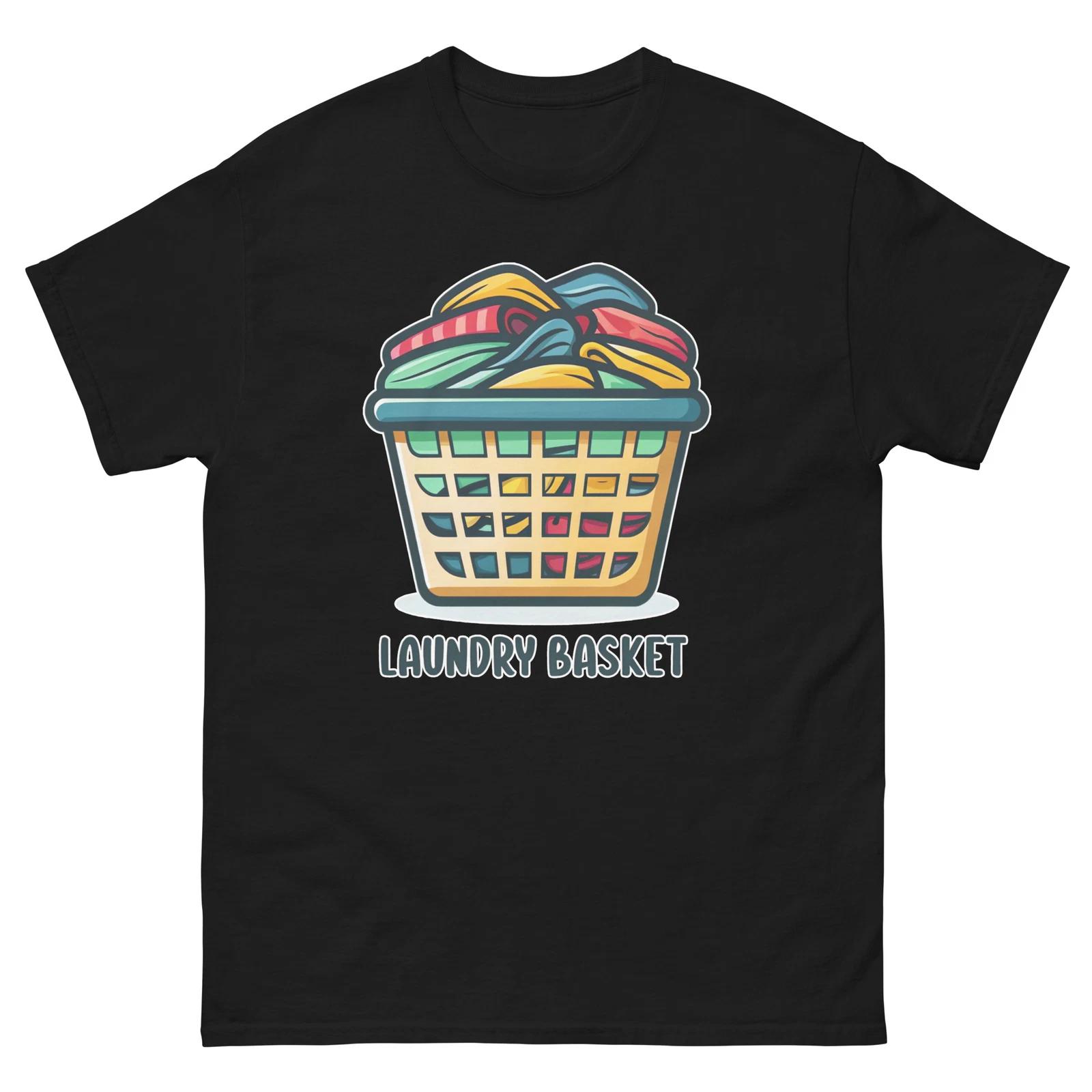 Laundry Basket Popular Illustration Object T-Shirt S