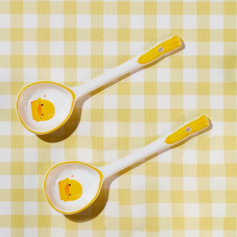 JINGREPUBLIC Little Duck 3D Ceramic Spoon