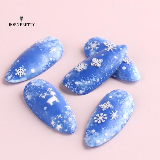 Universal Christmas Decorations Nails Ornaments Slices Anti-fall Nail Art Fadeless