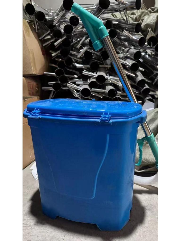Stainless Steel Manual Corn Fertilizer Applicator for Soil Topdressing and Sidedressing